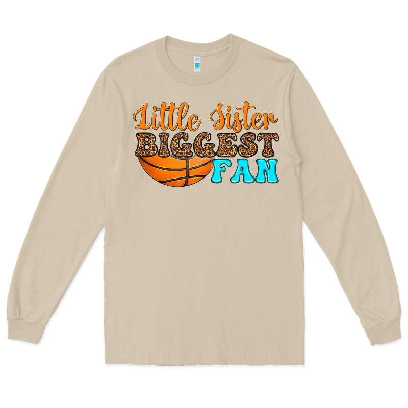 Little Sister Biggest Fan Long Sleeve Tee by HRA Design Shop | Teevron