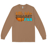 Toasted Coconut little sister biggest fan Long Sleeve Tee - HRA Design Shop