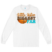 White little sister biggest fan Long Sleeve Tee - HRA Design Shop