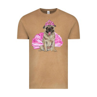 Vintage Camel balerina pug with tutu Vintage Tee - RanaPortraitStore