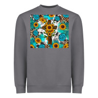 Storm sunflower cross cowhide gemstones Heavyweight Sweatshirt - RanaPortraitStore