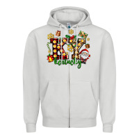 Dove Grey ky kentucky christmas Zipper Hoodie - AdoDesignShop