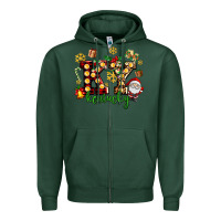 Sports Green ky kentucky christmas Zipper Hoodie - AdoDesignShop