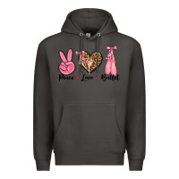 Smoke peace love ballet Premium Hoodie - NancyCooperArtShop