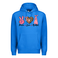 True Royal peace love ballet Premium Hoodie - NancyCooperArtShop