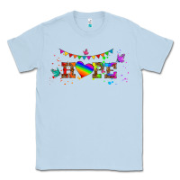 Dusty Blue lgbtq hope  libbey glass Classic Tee - HRA Design Shop