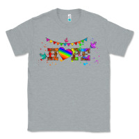 Heather Grey lgbtq hope  libbey glass Classic Tee - HRA Design Shop