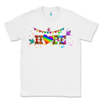 White lgbtq hope  libbey glass Classic Tee - HRA Design Shop