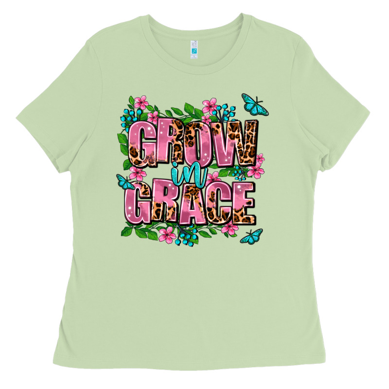 Grow In Grace Ladies Tee by AdoDesignShop | Teevron