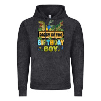 Vintage Black daddy of the birthday boy Vintage Hoodie - MaliasSmallBusiness