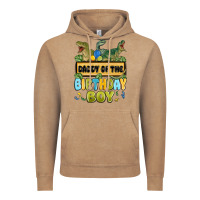Vintage Coffee daddy of the birthday boy Vintage Hoodie - MaliasSmallBusiness