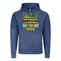 Vintage Denim daddy of the birthday boy Vintage Hoodie - MaliasSmallBusiness
