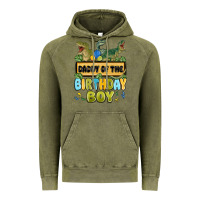 Vintage Olive daddy of the birthday boy Vintage Hoodie - MaliasSmallBusiness