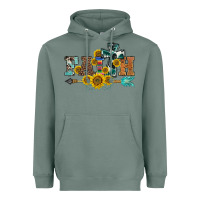 Sage western faith arrow sunflowers Heavyweight Hoodie - BarkalooDesign