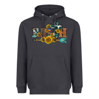 Smoke western faith arrow sunflowers Heavyweight Hoodie - BarkalooDesign