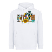 White western faith arrow sunflowers Heavyweight Hoodie - BarkalooDesign