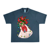 Christmas Rooster With Lights Urban Heavy Tee | Teevron