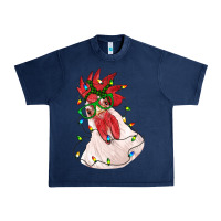 Navy christmas rooster with lights Urban Heavy Tee - RanaPortraitStore