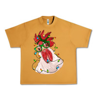 Peanut Butter christmas rooster with lights Urban Heavy Tee - RanaPortraitStore