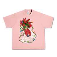 Salmon christmas rooster with lights Urban Heavy Tee - RanaPortraitStore