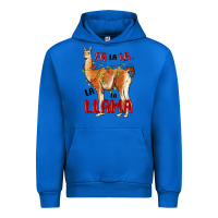 Cobalt christmas llama Urban Hoodie - LillyAllenDesigns