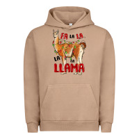 Pigment Burro christmas llama Urban Hoodie - LillyAllenDesigns