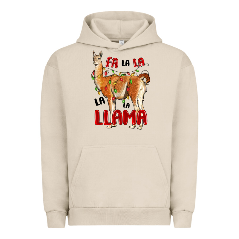Christmas Llama Urban Hoodie by LillyAllenDesigns | Teevron