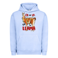 Pigment Grape Ice christmas llama Urban Hoodie - LillyAllenDesigns