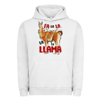 Pigment Lunar Rock christmas llama Urban Hoodie - LillyAllenDesigns