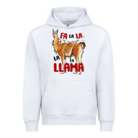 White christmas llama Urban Hoodie - LillyAllenDesigns