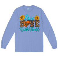 Colony Blue live love basketball Long Sleeve Tee - HRA Design Shop