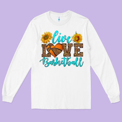 Live Love Basketball Long Sleeve Tee Designed By Hra Design Shop