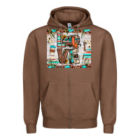 Chestnut love camp Zipper Hoodie - JahusDesignShop