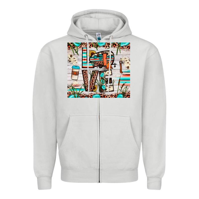 Love Camp Zipper Hoodie by JahusDesignShop | Teevron