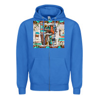 True Royal love camp Zipper Hoodie - JahusDesignShop
