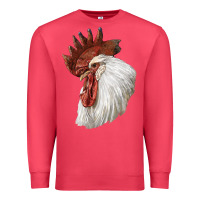 Cardinal Leghorn Rooster Head Premium Sweatshirt - LillyAllenDesigns