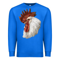 True Royal Leghorn Rooster Head Premium Sweatshirt - LillyAllenDesigns