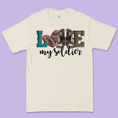Armed Forces Day Love My Soldier Premium Tee Designed By Artiststas