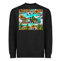 Black texas Heavyweight Sweatshirt - RanaPortraitStore