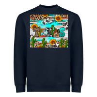 Navy texas Heavyweight Sweatshirt - RanaPortraitStore