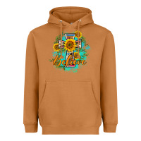 Meerkat western belive sunflowers cross Heavyweight Hoodie - BarkalooDesign