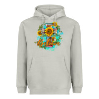 Moon Dust western belive sunflowers cross Heavyweight Hoodie - BarkalooDesign