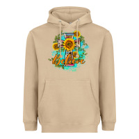 Mushroom western belive sunflowers cross Heavyweight Hoodie - BarkalooDesign