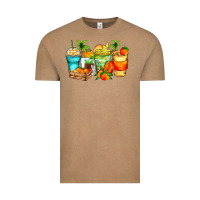 Vintage Coffee mango farm fresh coffee cups Vintage Tee - Zillion Design Studio