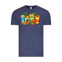 Vintage Denim mango farm fresh coffee cups Vintage Tee - Zillion Design Studio
