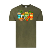 Vintage Olive mango farm fresh coffee cups Vintage Tee - Zillion Design Studio