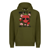 Army Green hang on let me girl math this Premium Hoodie - MaliasSmallBusiness