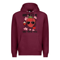 Burgundy hang on let me girl math this Premium Hoodie - MaliasSmallBusiness