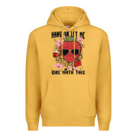 Mustard hang on let me girl math this Premium Hoodie - MaliasSmallBusiness