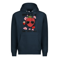 Navy hang on let me girl math this Premium Hoodie - MaliasSmallBusiness